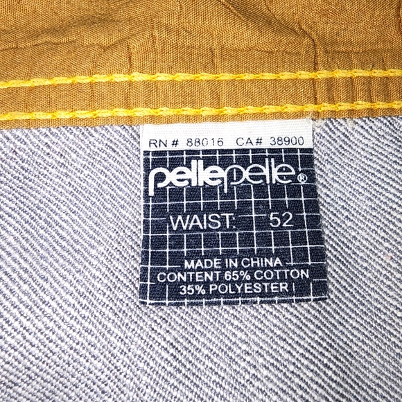 Pelle Pelle Jean Shorts. Size 52. - Picture 3 of 10
